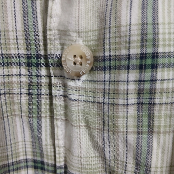 Eddie Bauer Men's Gray Plaid Shirt - Picture 6 of 8